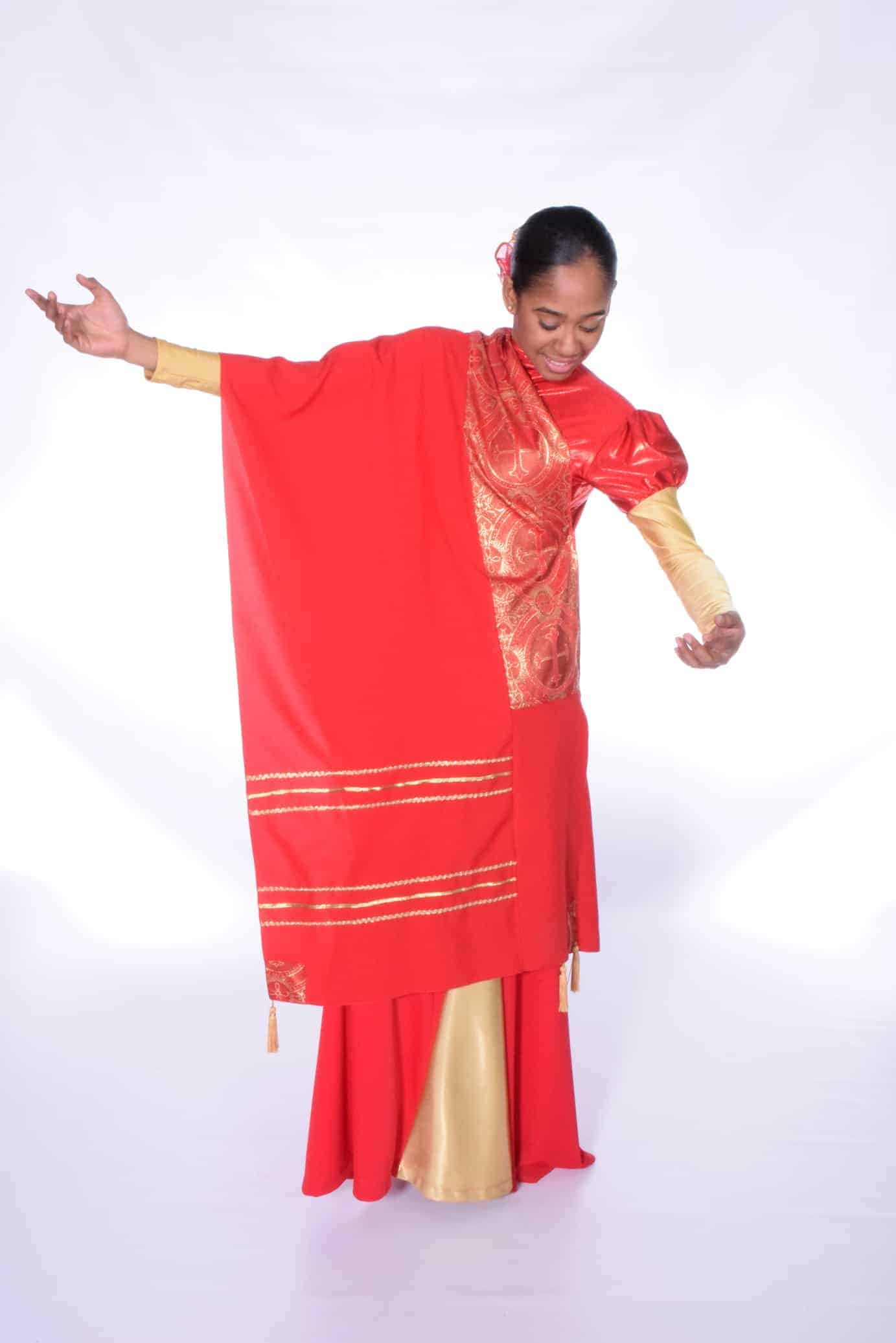 The Covenant Prayer Shawl (Red-Gold) – Rejoice Dance Ministry