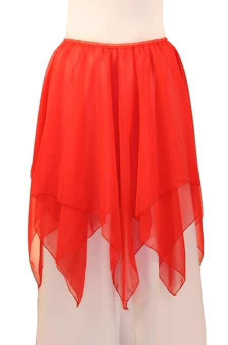 Two Layer Pointed Chiffon Skirt / Shoulder Overlay – Rejoice Dance Ministry